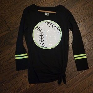 Justice Softball shirt sz18